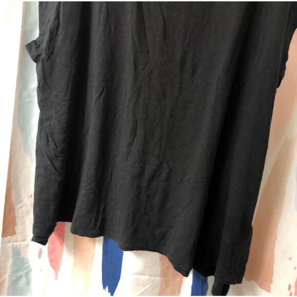 NWOT We the Free / Free People Naomi Tee in Washed Black Size Medium - Picture 5 of 13